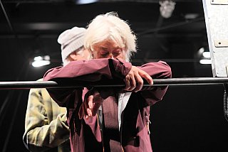 Blütenträume - ein Stück von Lutz Hübner und Sarah Nemitz. Mundartfassung: Kurt Bösch, Bernadette Schürmann (Regie). 31.10.2025 bis 29.11.2025, © Emanuel Ammon - Love Hurts 2023